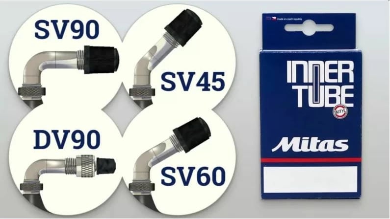 Gomë e brendshme Rubena për biçikletë, e zezë