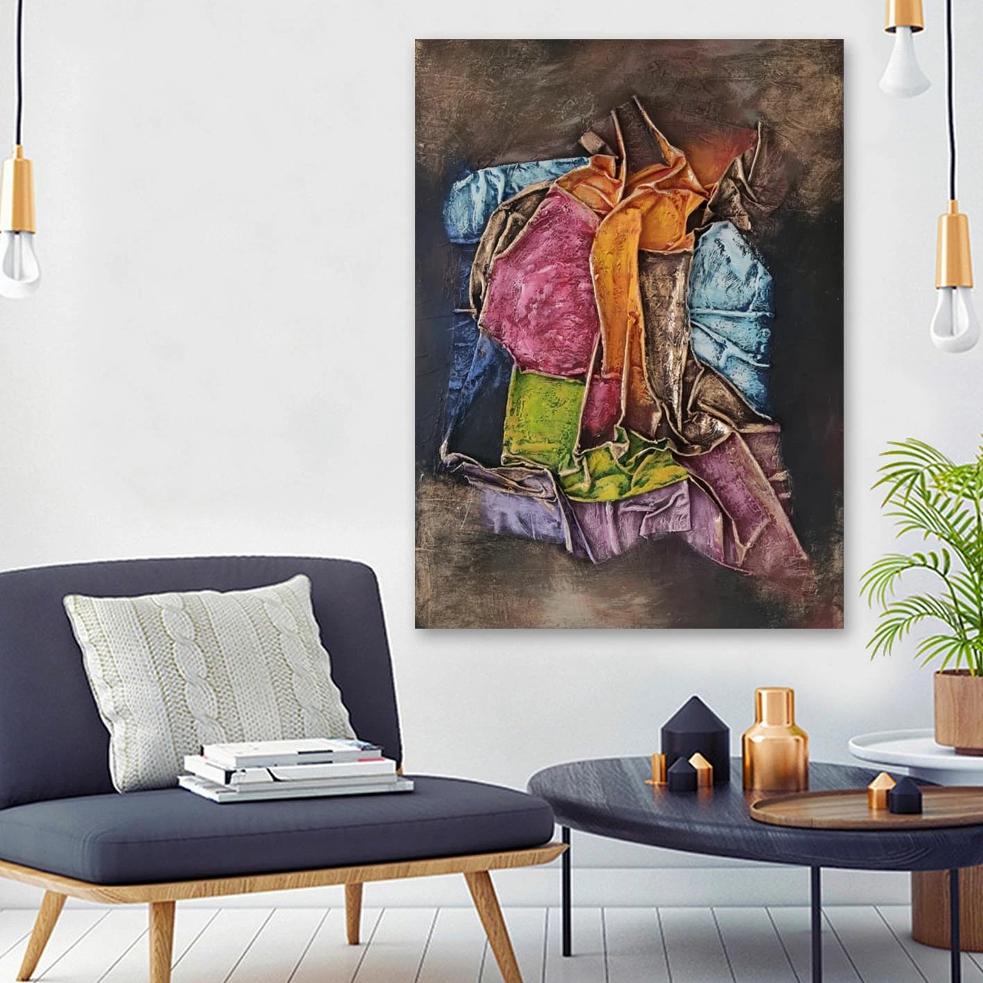 Pikturë dekorative me vaj, Wallity, OPL9757 - 50x70cm