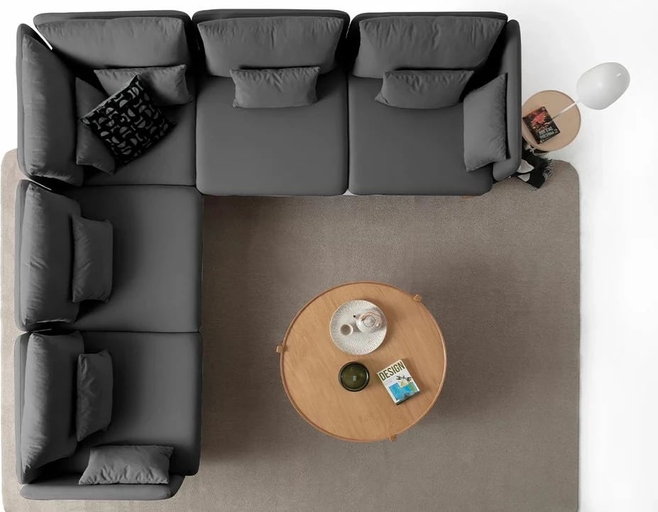 Këndare Flexy L, ngjyrë antracit, Atelier del Sofa