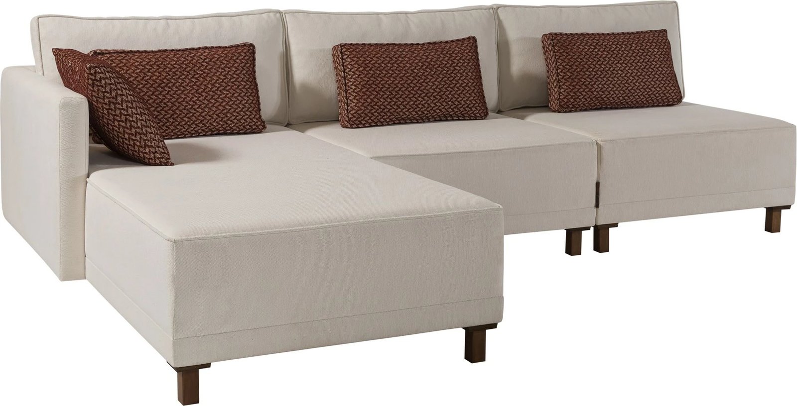 Kënd-sofë krevate Atelier del Sofa, Matris majtas, bezhë