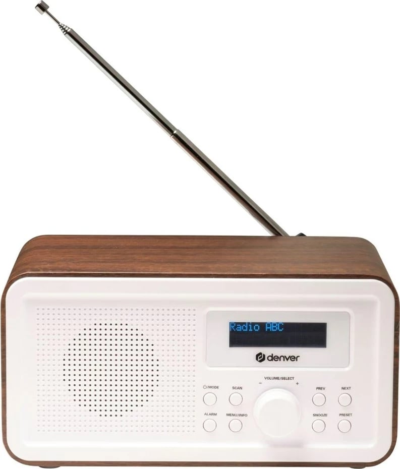 Radio tavoline denver DAB-30DW, DAB+/FM, dru i errët
