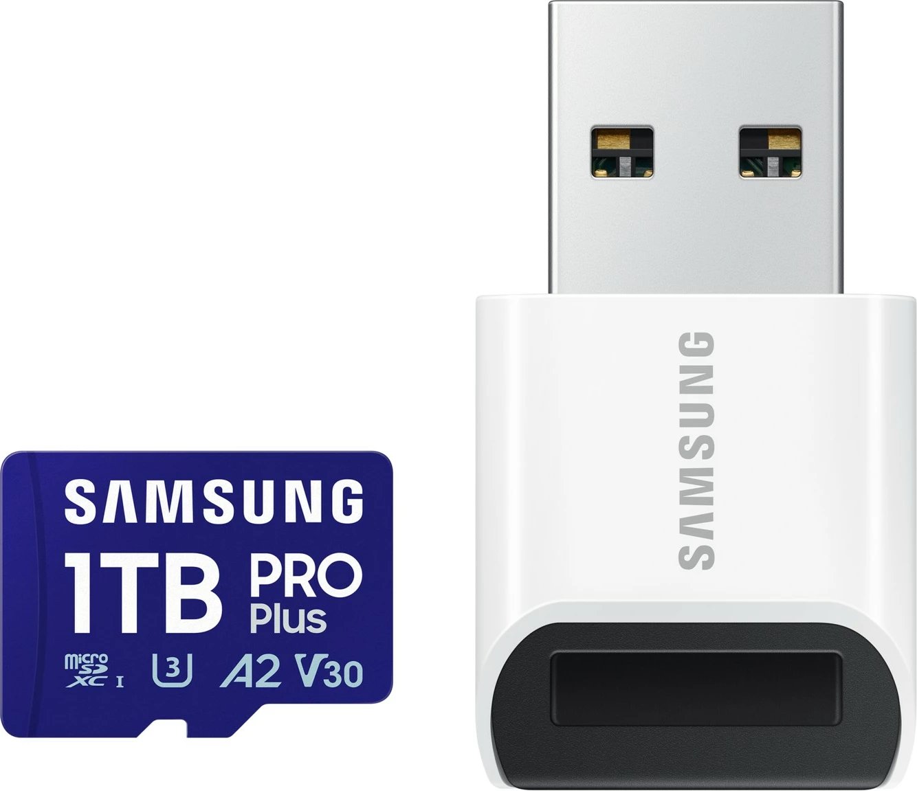 MicroSDXC Samsung 1TB PRO Plus, Class 10, UHS-I, A2, V30, blu