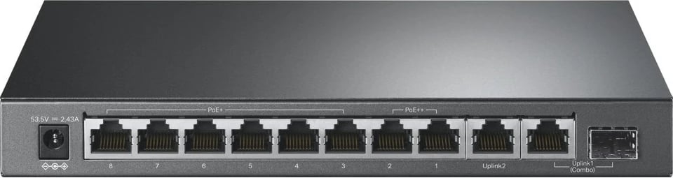 Switch TP-Link TL-SG1210PP, 10 porta Gigabit, 6 PoE+, 2 PoE++, i zi