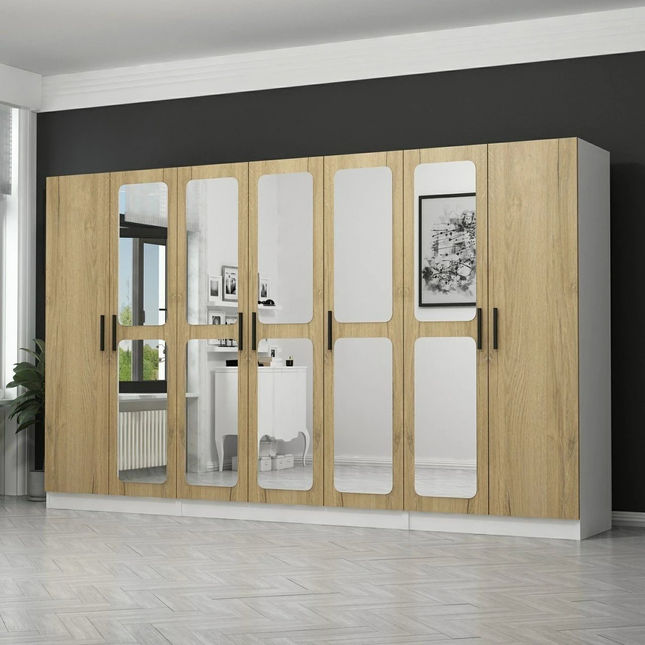 Dollap Skye Decor, ngjyrë arre, 3876