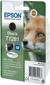 Kartushë bojë, Epson T1281 C13T12814012, origjinale, e zezë