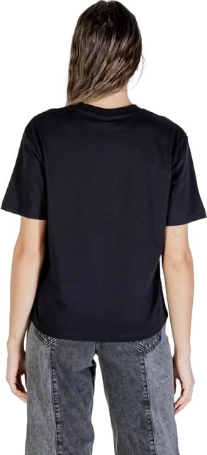 Maicë Karl Lagerfeld Jeans femra e zezë