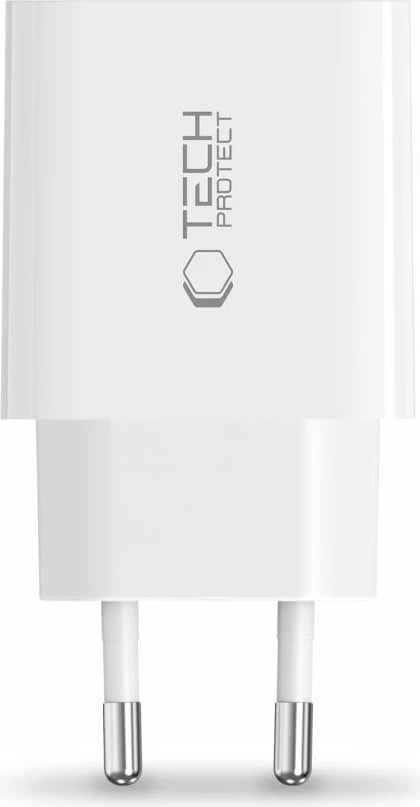 Karikues muri Tech-Protect NC20W me USB-C, i bardhë