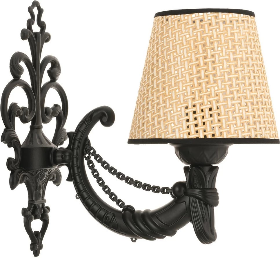 Llambë muri Opviq, Gloria, ngjyrë korale-natyrale, e zezë