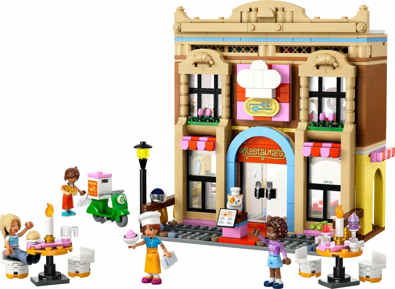 Set ndërtimi LEGO Friends 42655 Restaurant and Cooking School, 896 pjesë, plastikë