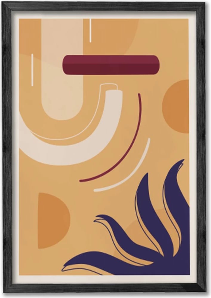 Pikturë dekorative me kornizë (3 copë), Wallity, Ersy3Syhcrv18