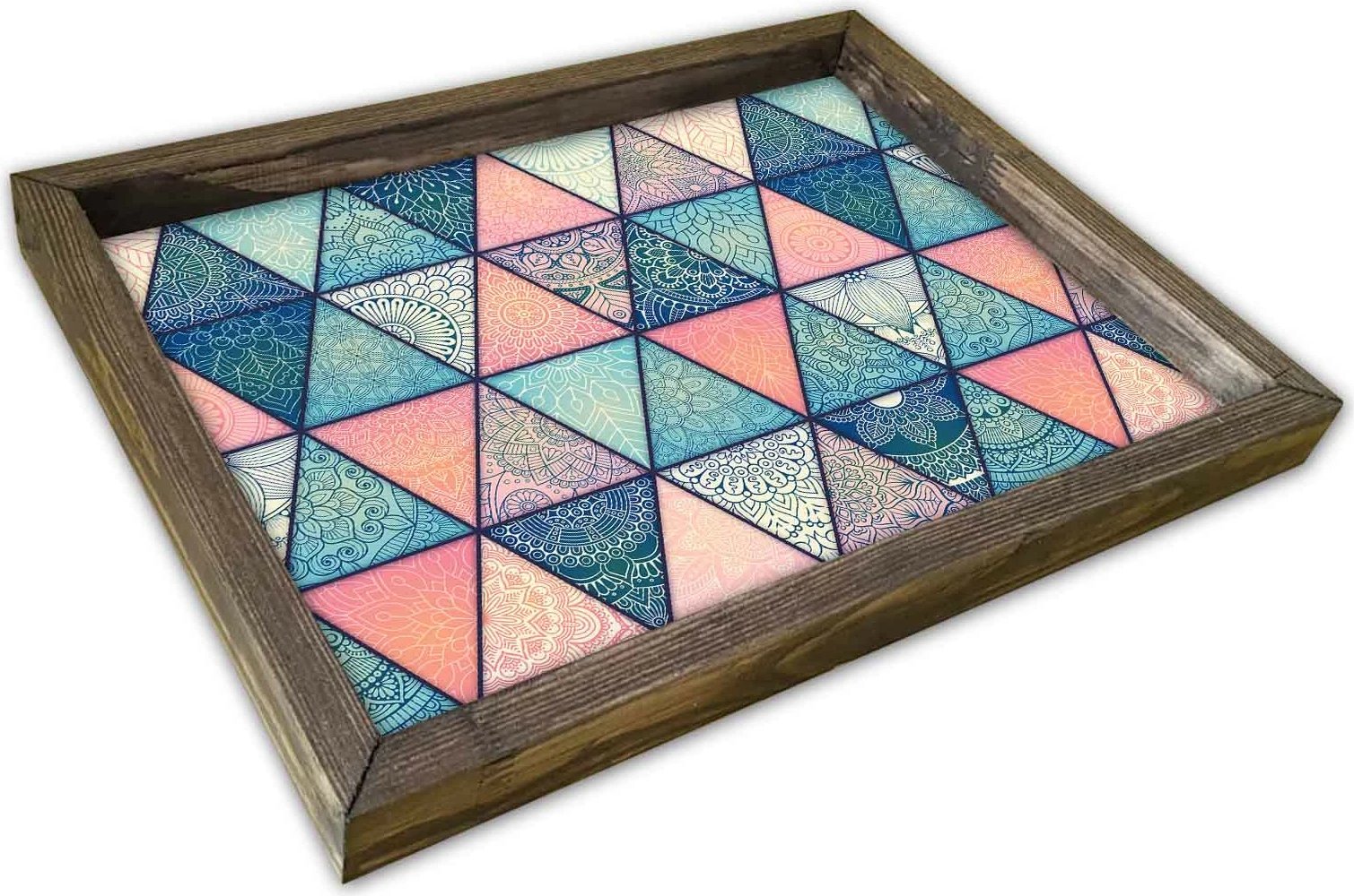 Tabaka dekorative Aberto Design, AT-048, shumëngjyrëshe, 30x40cm