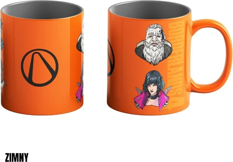 Filxhan qeramike Borderlands 4 Good Loot, 450 ml, portokalli