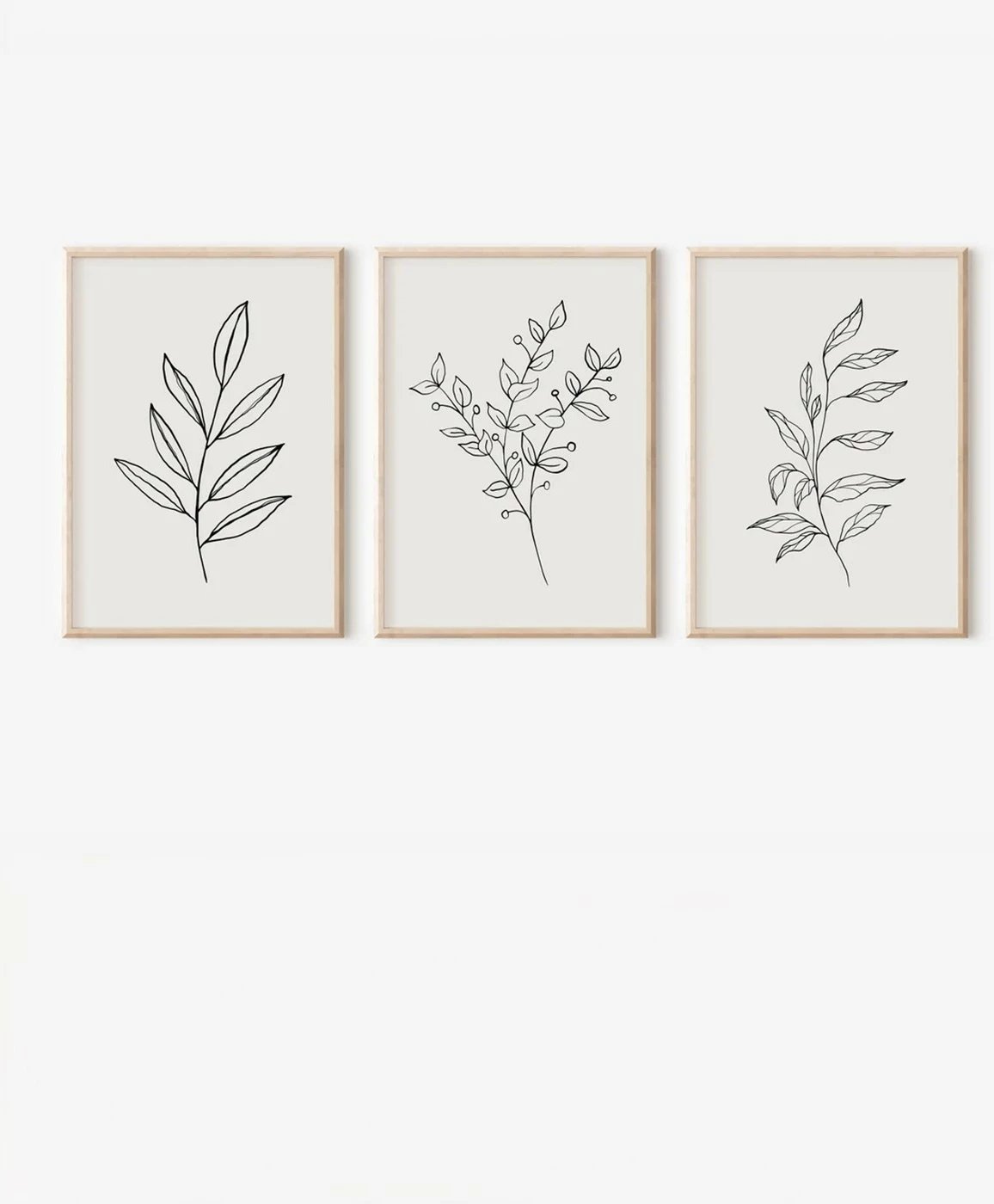 Pikturë dekorative me kornizë (3 copë), Wallity, 3Dartsohoset39