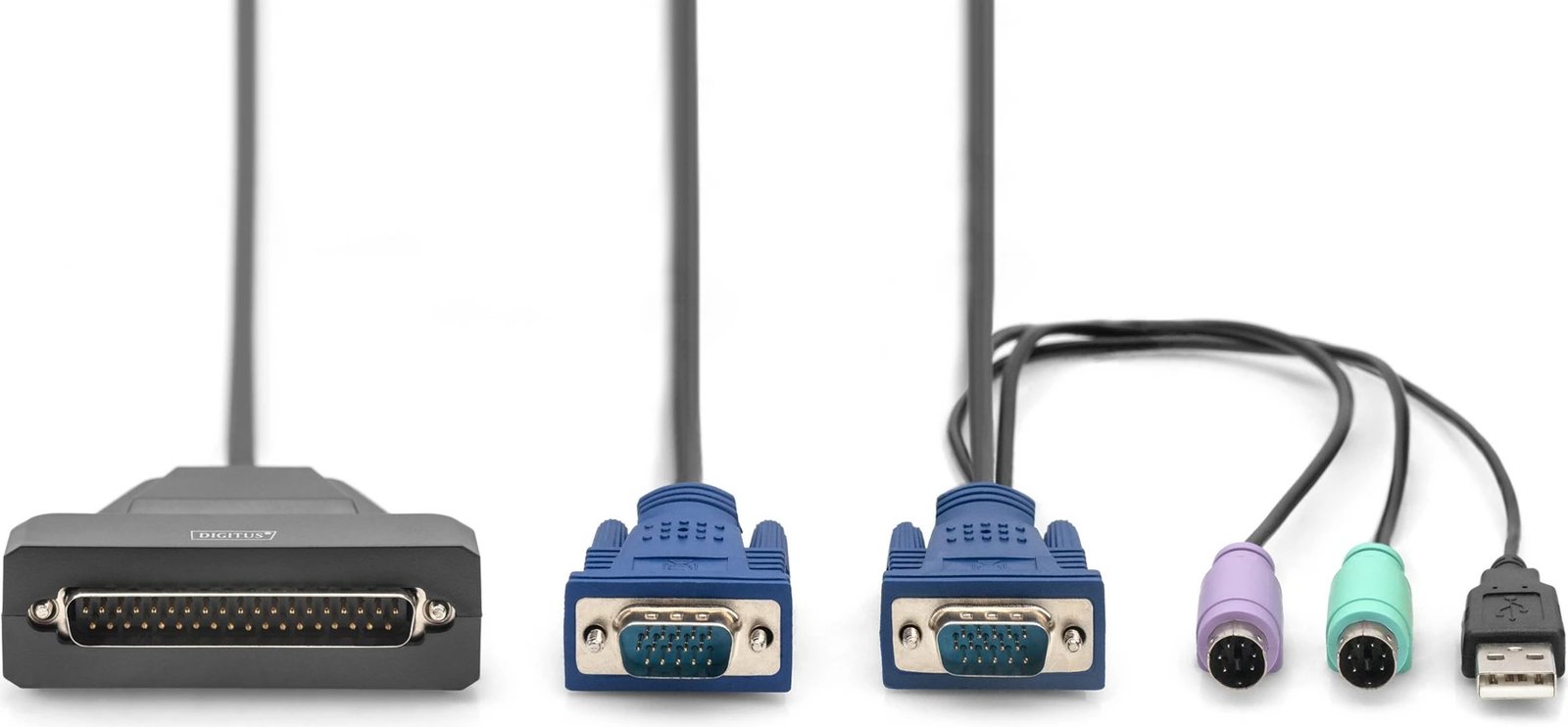 KVM modul Digitus Professional, port i vetëm, për konsolë modulare