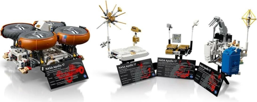 Set ndërtimi LEGO Technic NASA Apollo LRV 42182, 1913 pjesë, plastikë