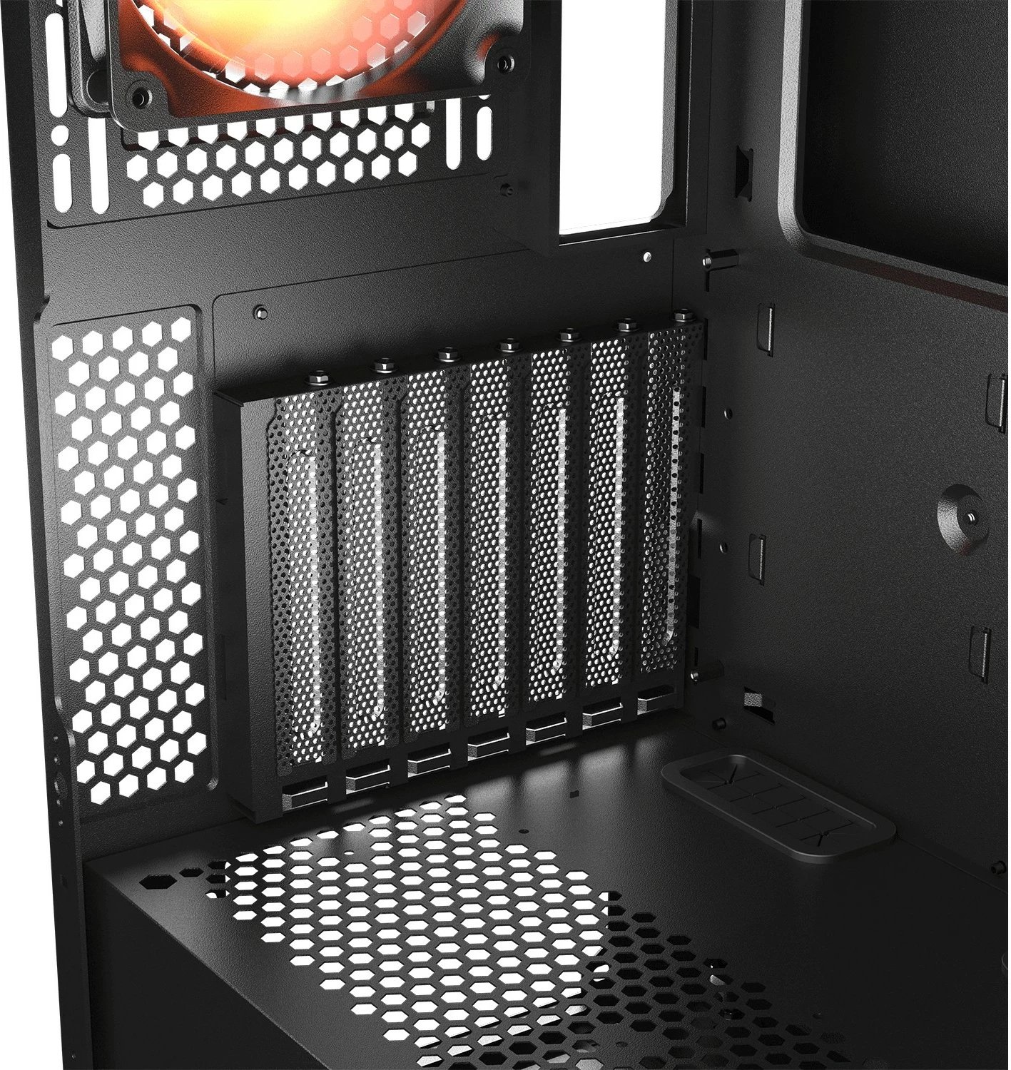 Kasë Cougar Airface ECO midi, ARGB, e zezë