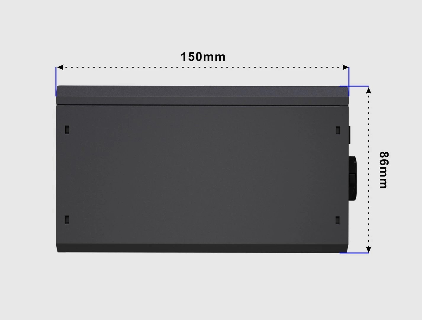 Kasë furnizuesi Gembird Fornax Power 650W, 80 PLUS Bronze, e zezë