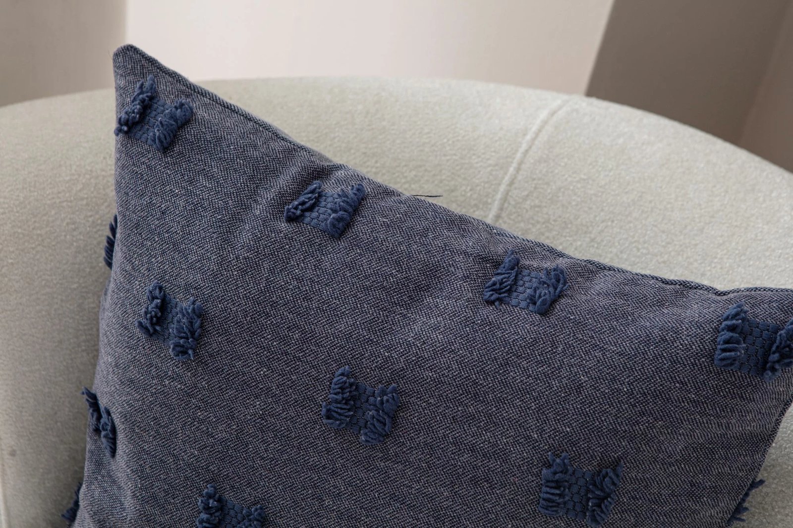 Jastëk mbulesë, ngjyrë kaltër, Tuffet, Evila Originals