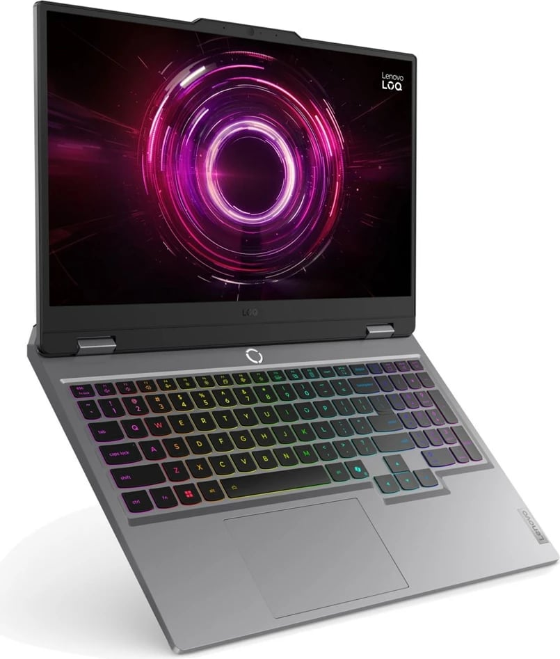 Laptop Lenovo LOQ 15AHP10, 15.6", Ryzen 5, 16 GB RAM, 512 GB SSD, RTX 5050, Gri