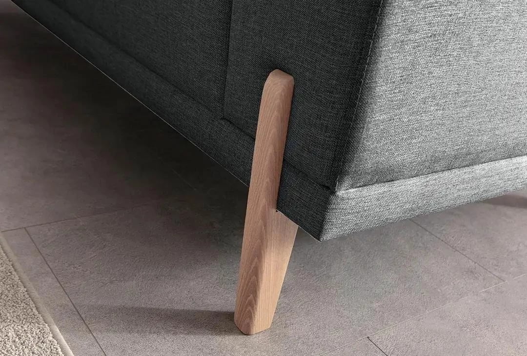 Kënd-sofë krevati Atelier del Sofa, mocha relax majtas, anthracite