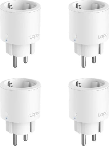 Prizë e mençur TP-Link Tapo P115 Mini, Wi-Fi, 4 copë, e bardhë