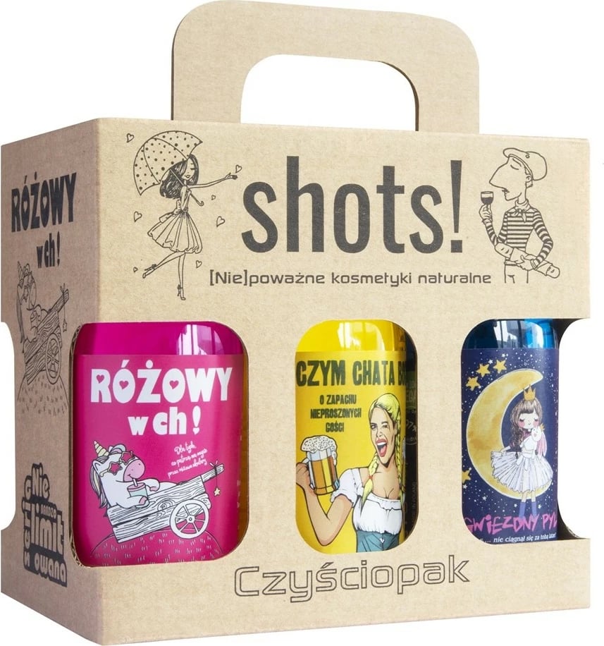 Set xhel dushi LaQ Clean Bag Shots! 6x100ml Set xhel dushi LaQ Clean Bag Shots! 6x100ml