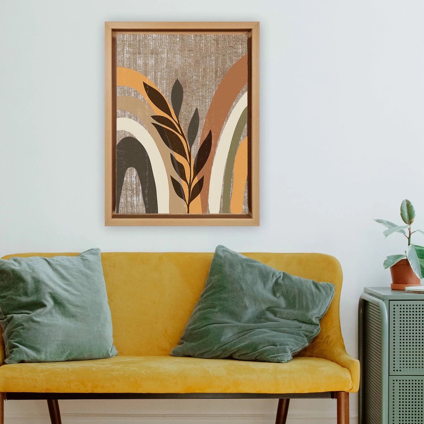 Pikturë dekorative në kanavacë, shumëngjyrëshe, Wallity, LNJ71953854350 - 66x96cm