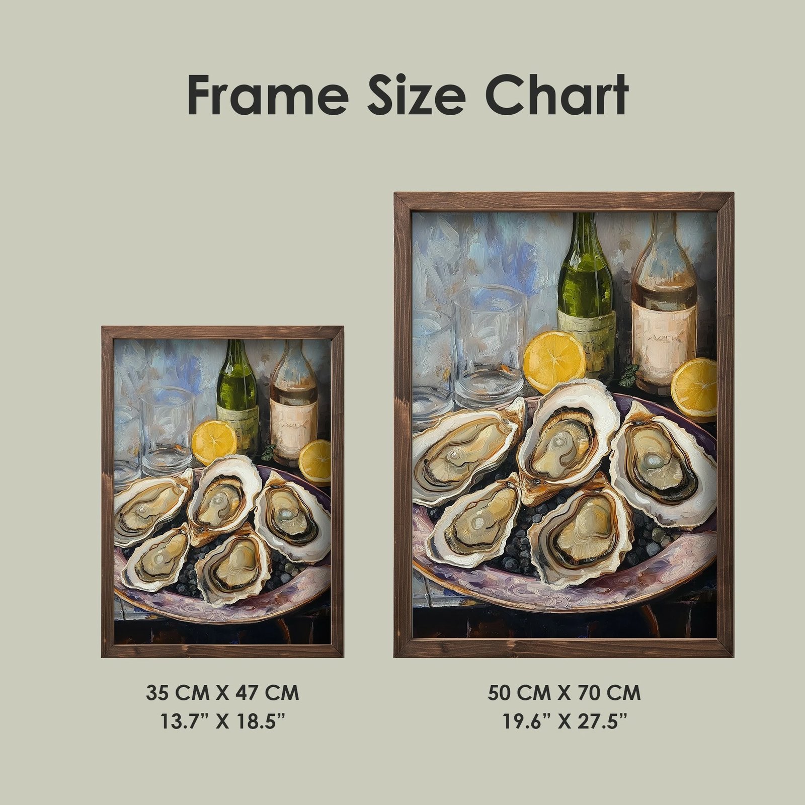 Pikturë dekorative me kornizë MDF, Wallity, TUN107-XL, shumëngjyrëshe, 50x70x3.5cm