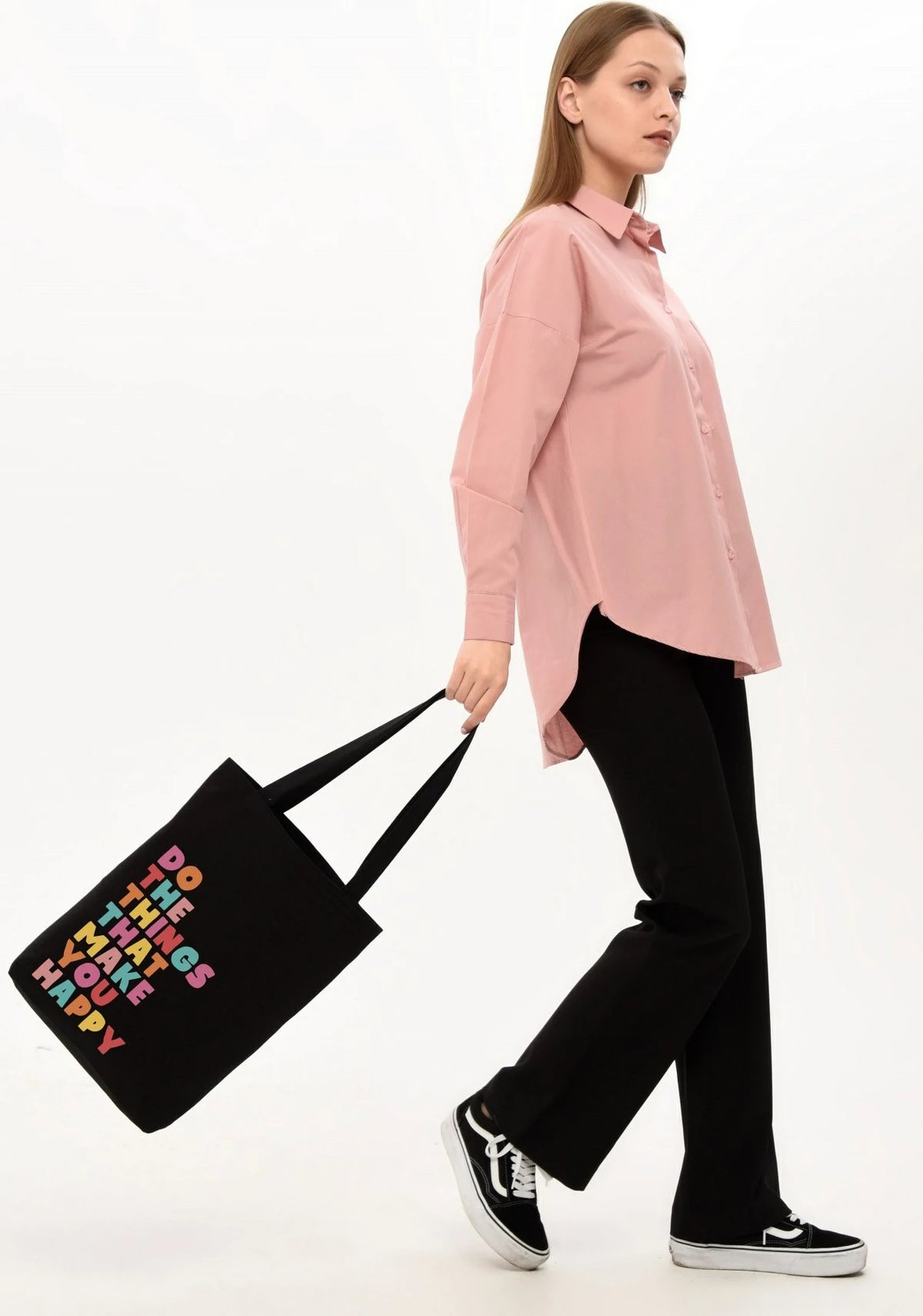 Çantë tote Zoozie Bags, 1473, e zezë, 35x40x8cm