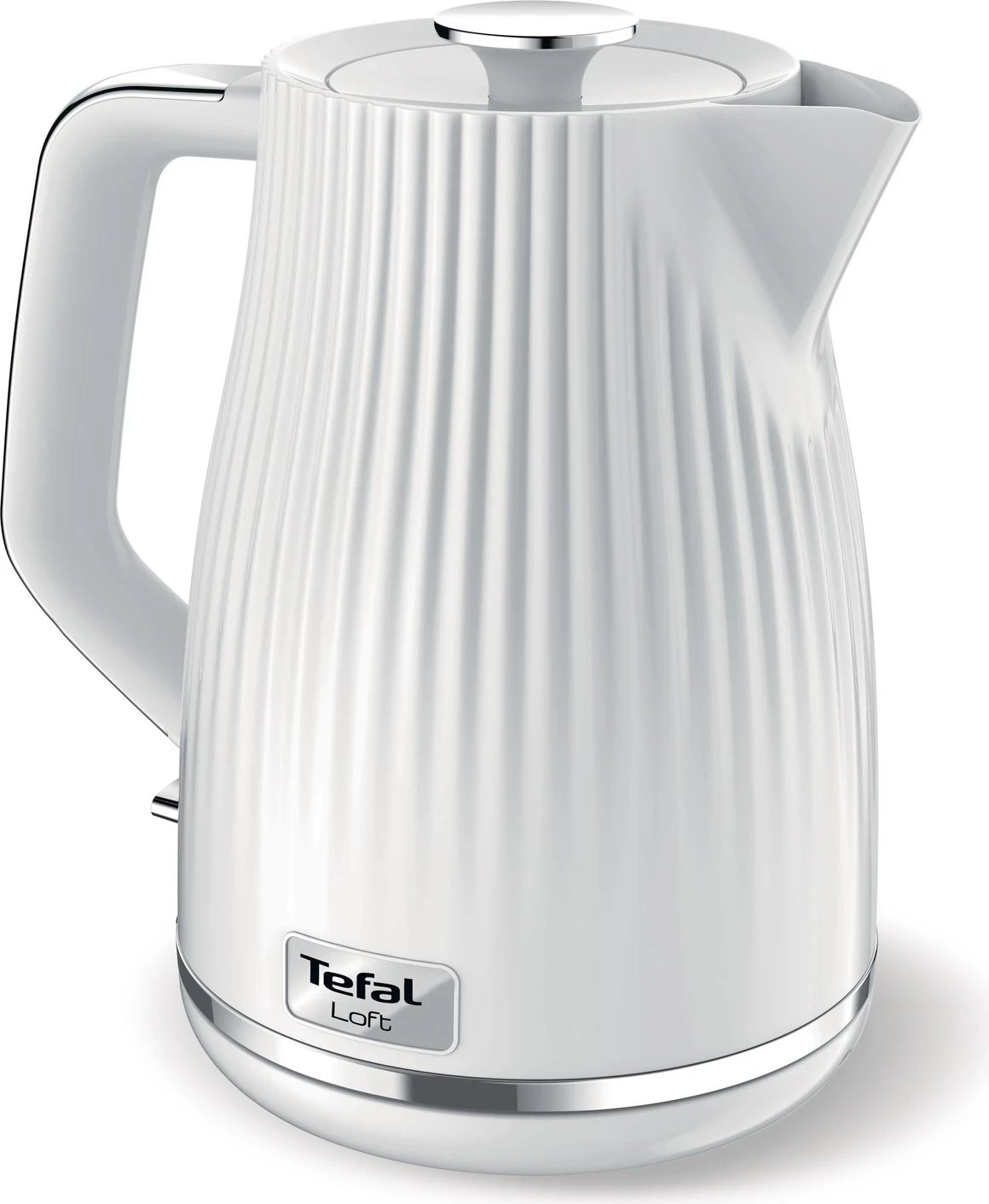 Çajnik elektrik Tefal KO250130 Loft, 1.7L, 2400W, i bardhë