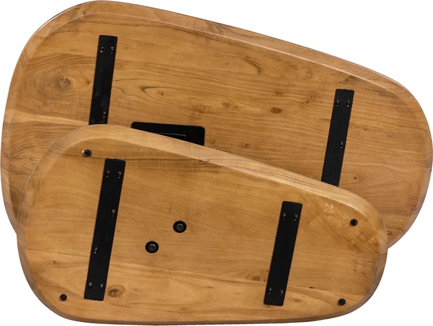 Tavolinë kafeje Level, ngjyrë arre e zezë, 95x65x48