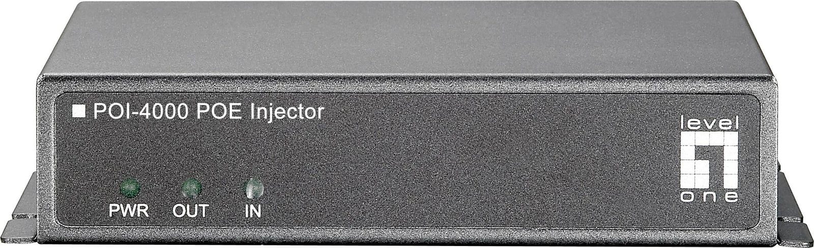 PoE Injector LevelOne POI-4000, 56W, Fast Ethernet, Gri