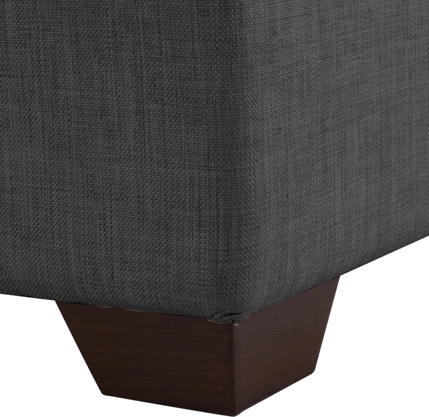 Divan qoshe GHUFRAN, gri, i kthyeshëm, 200x133x77cm