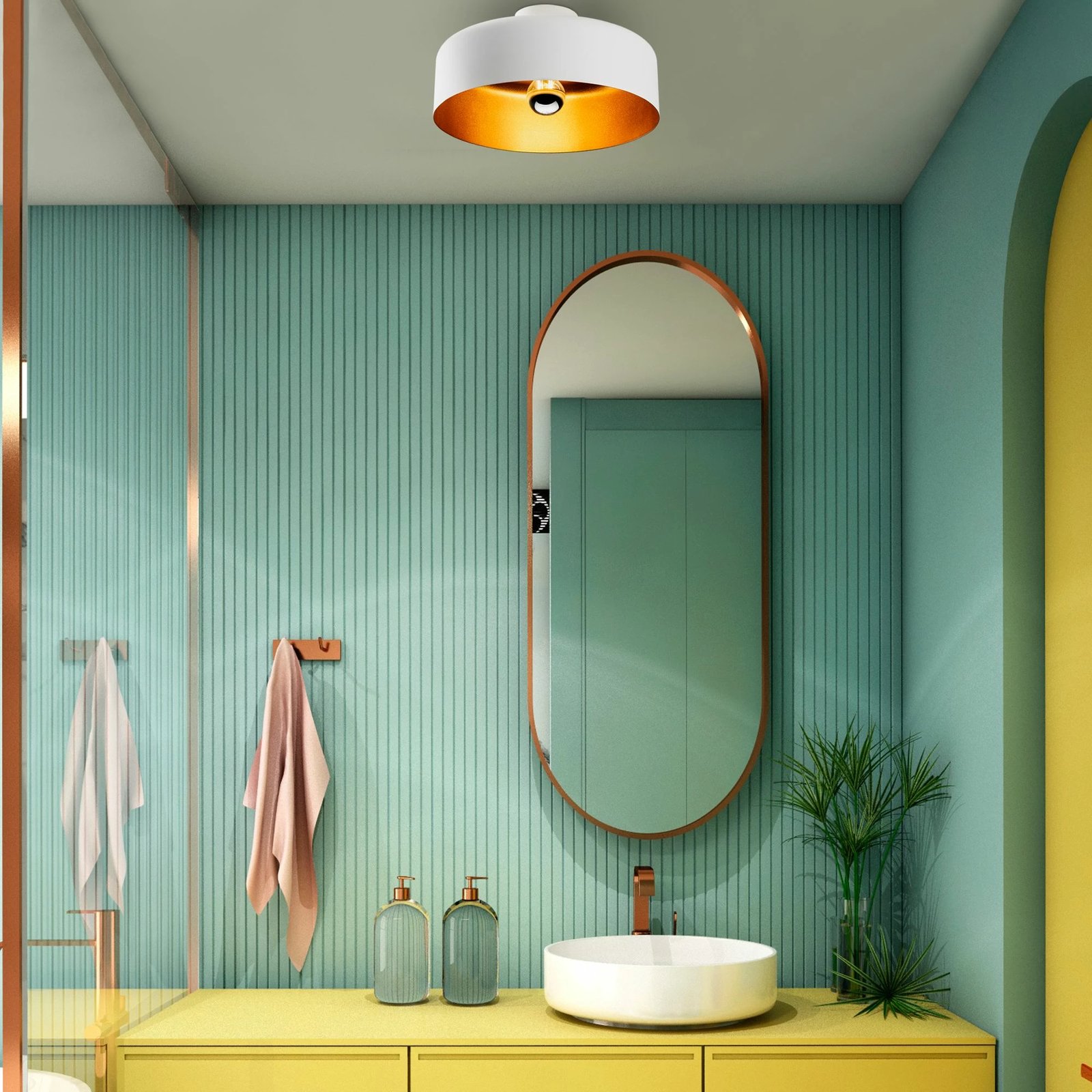 Llambë tavani Opviq, Vesta - 15078, ngjyrë e bardhë Llambë tavani Opviq, Vesta - 15078, ngjyrë e bardhë