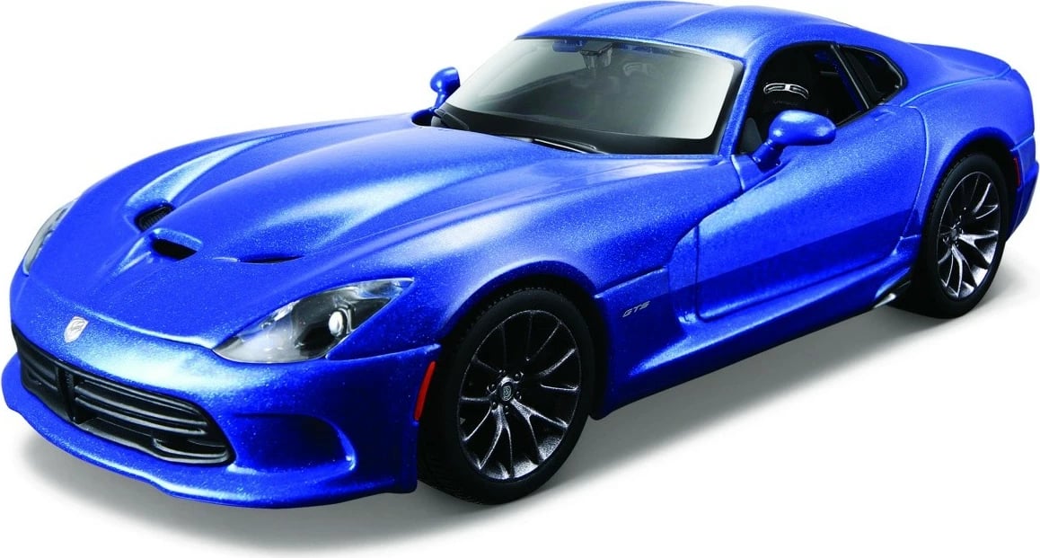 Model metalik makine Maisto Dodge Viper 2013 1:24, Blu, set montimi