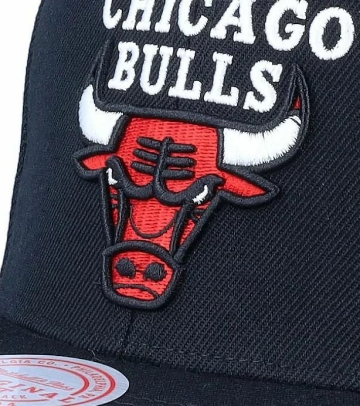 Kapelë Mitchell & Ness Chicago Bulls, unisex, e zezë
