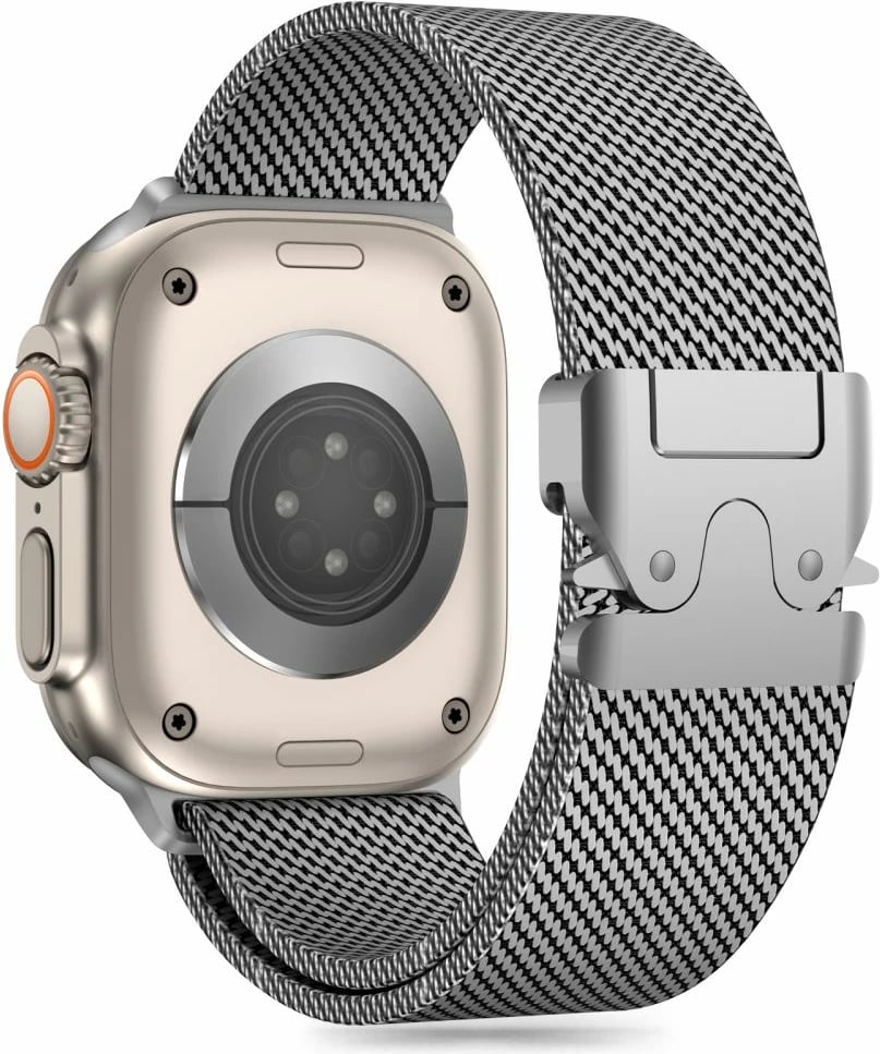 Rrip për smartwatch Tech-Protect Milano për Apple Watch 44/45/46/49mm, Argjend