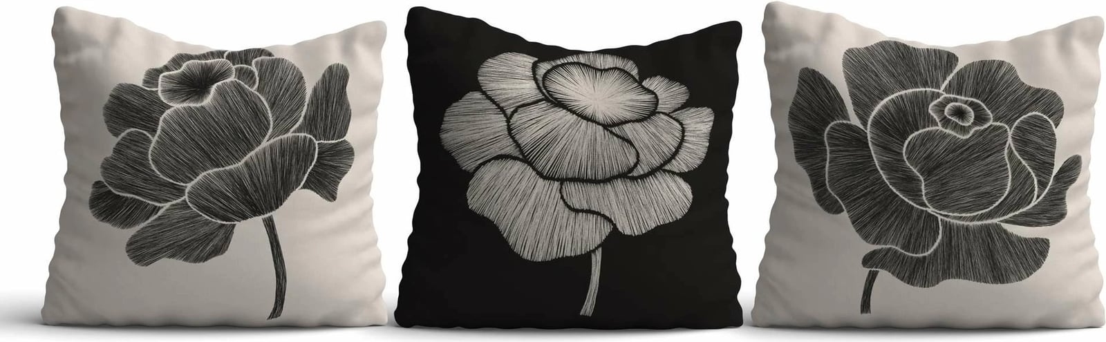 Set mbulesash jastëkësh (3 copë), dizajn Aberto, Asr_plw25 - 32