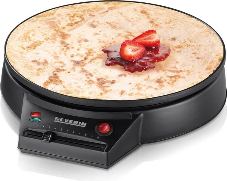 Pjekës krepash Severin CM 2198, 30 cm, 1000 W, Zi