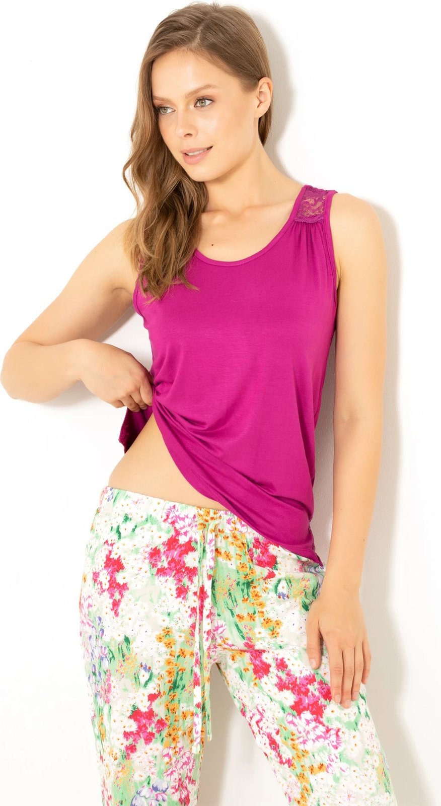 Set pizhamash për gra, Jumeon, 002-000230, magenta