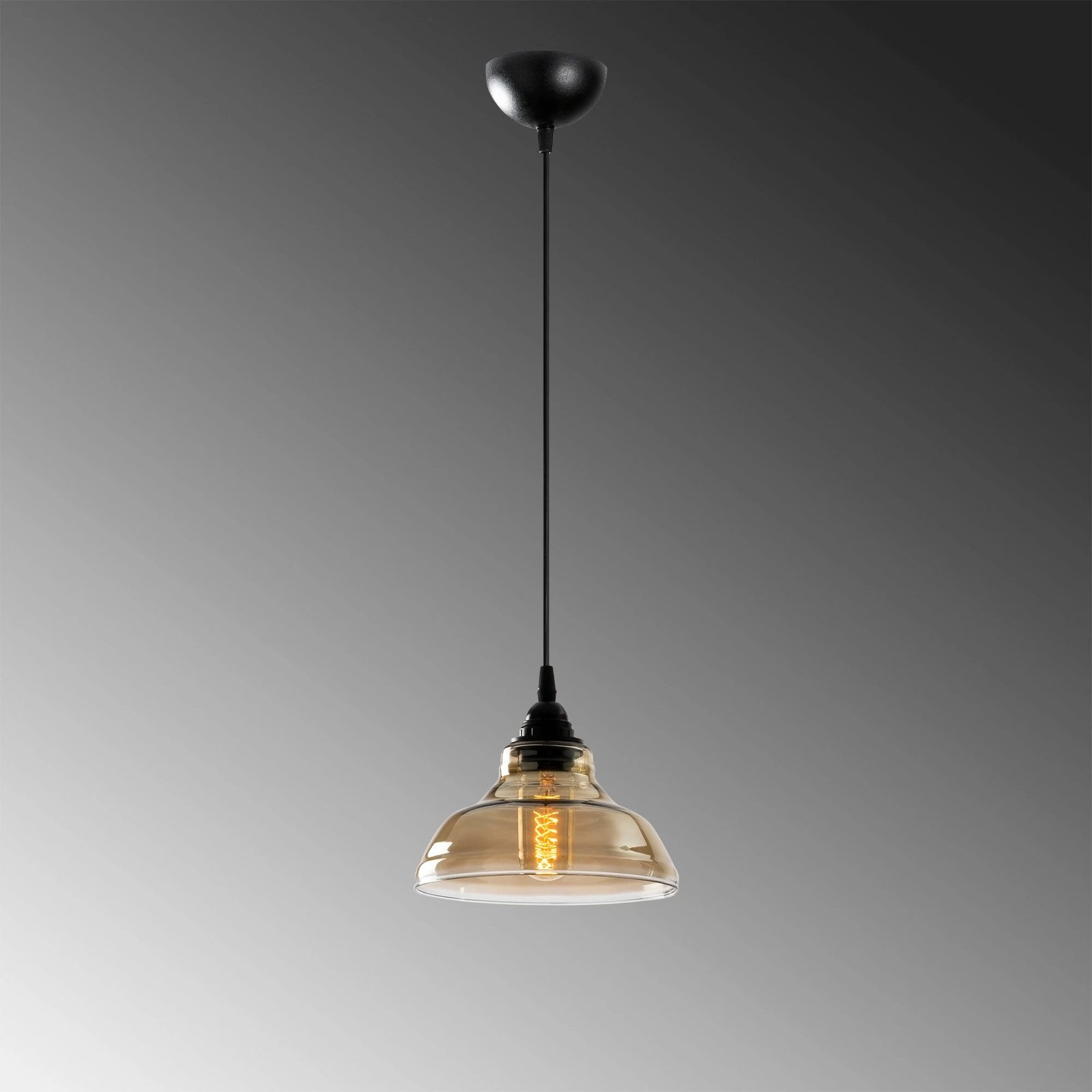 Llambë tavani Opviq, Dilberay - 321-S, ngjyrë e zezë