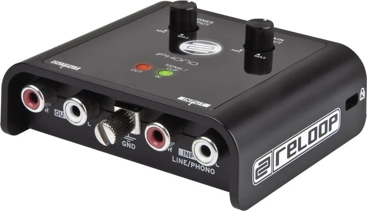 Interfejsë audio Reloop iPhono 2, 16 bit, E zezë