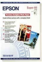 Letër fotografike Epson Premium SemiGloss, A3+, 251g, 20 fletë