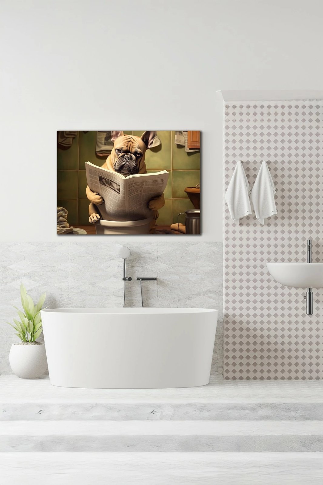 Pikturë dekorative në kanavacë, shumëngjyrëshe, Wallity, Ersyaıhyvn39, 50x70cm