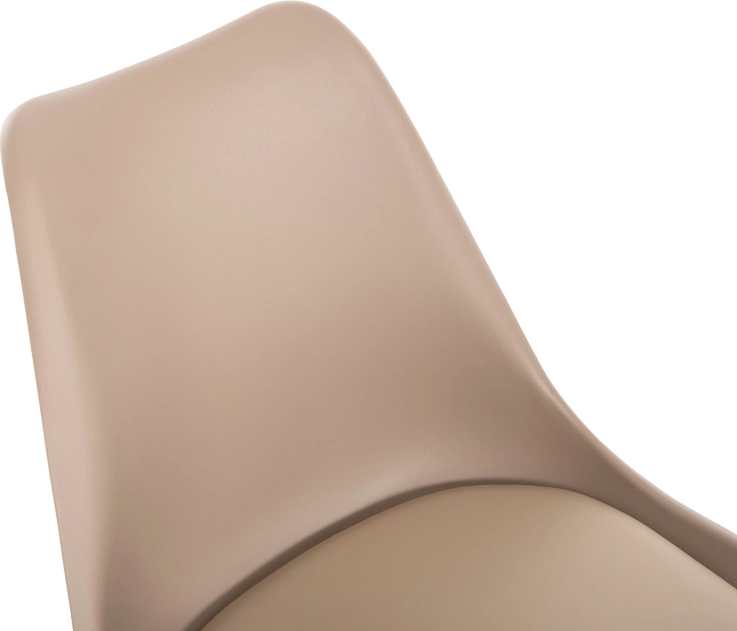 Karrige për ngrënie Vegas FH0033.45 me këmbë polipropileni dhe ndenjëse PP kapuçino 46x58x82 cm, set prej 4 copë