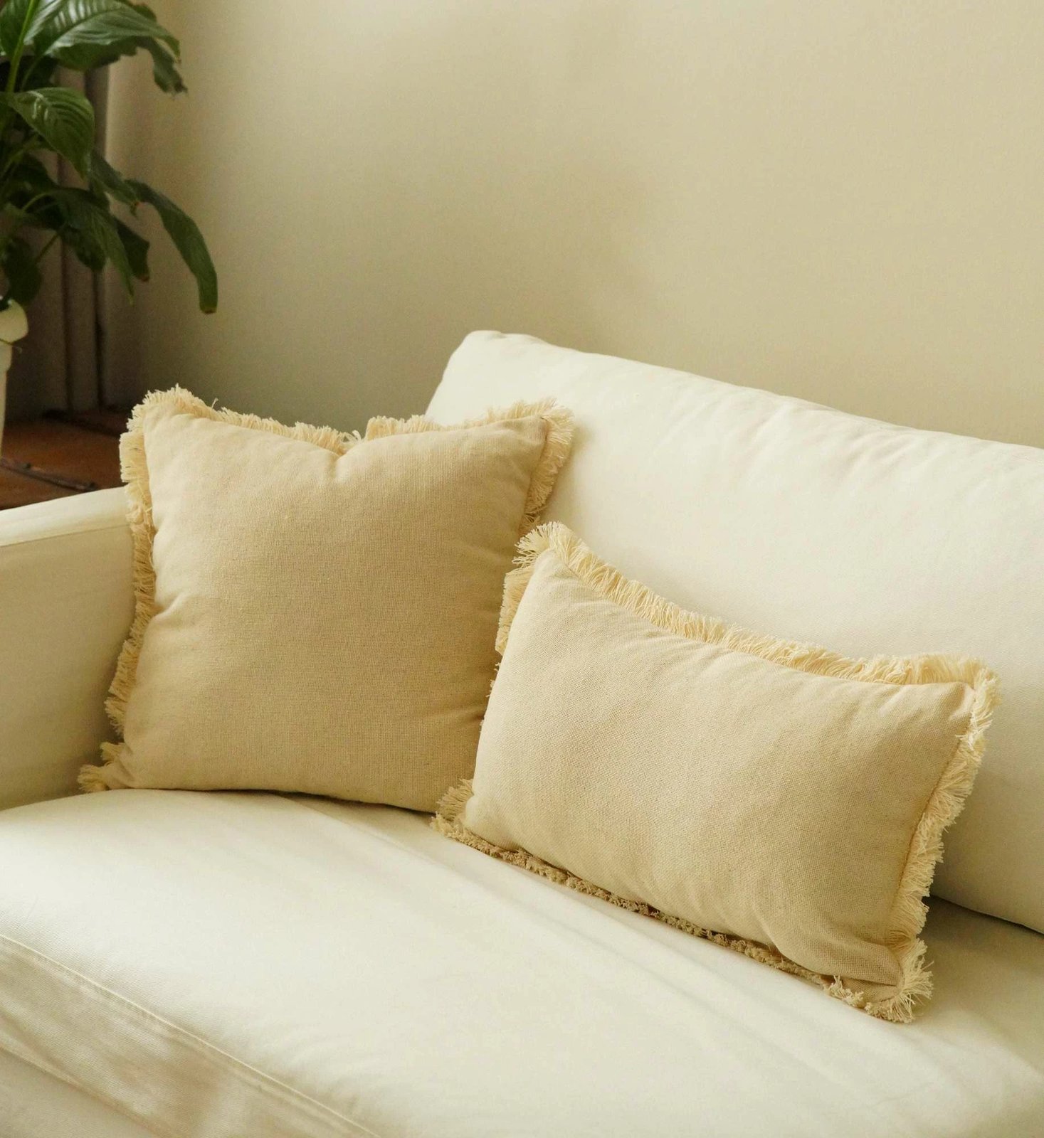 Jastëk mbulesë, ngjyrë bezhë, Evila Originals, KET005, 43x43cm