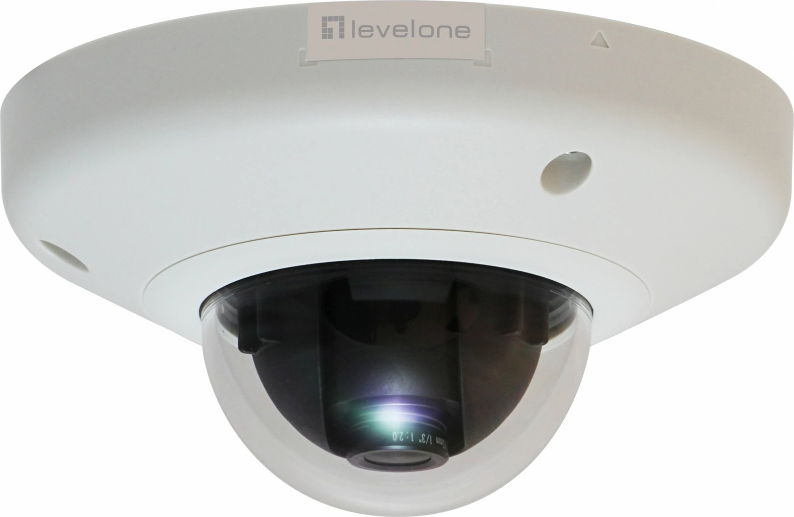 Kamerë IP LevelOne HUBBLE, 3-Megapixel, Dome, PoE, Bardhë