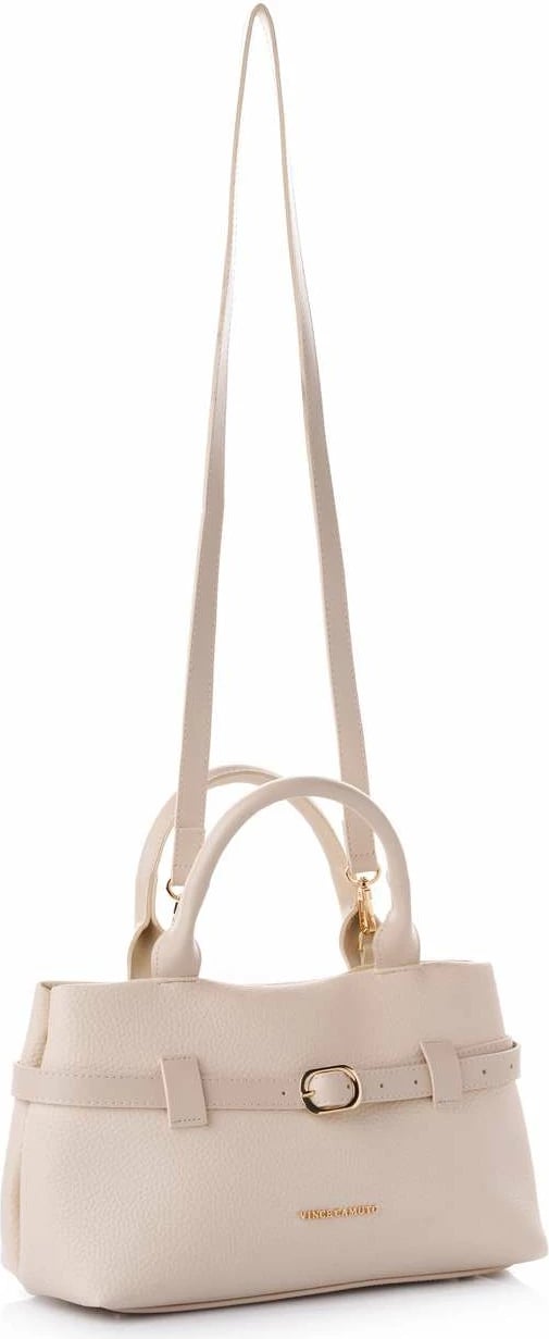 Torbë tote Vince Camuto, Vittoria Mini, krem