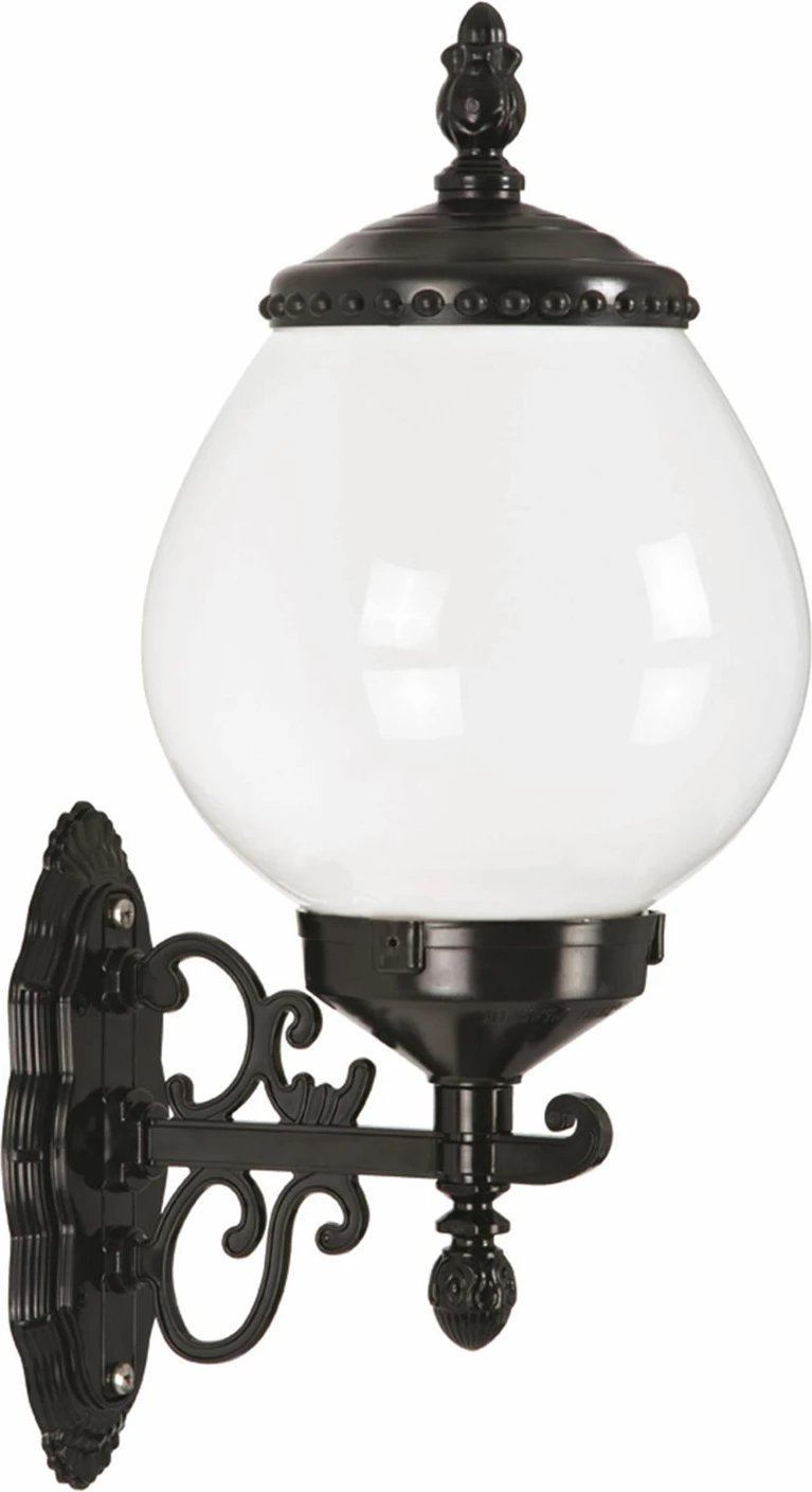 Llambë muri për jashtë Opviq, BAP-68194-BSY-OP, e zezë dhe e bardhë