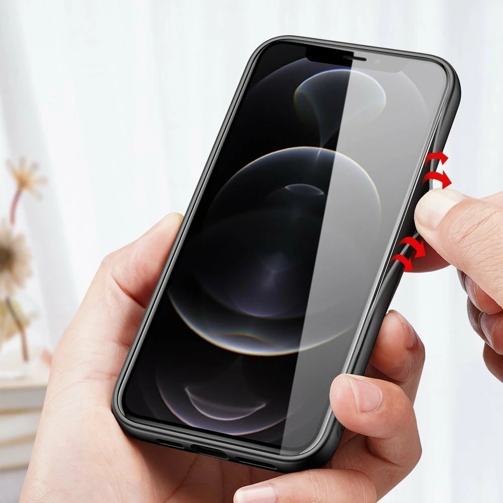 Mbështjellës Dux Ducis Fino për iPhone 13 Pro Max, najlon, Gri
